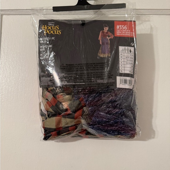 Mary Sanderson Hocus Pocus Kids Costume XLarge NWT - Picture 4 of 4